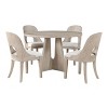 Treasure Trove Accents Round Dining Table Freemont Natural - 4 of 4