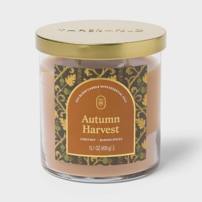 2 Wick 15.1oz Lidded Jar Candle Autumn Harvest - Threshold™