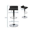 ELECWISH Set of 2 Barstool, Adjustable Swivel Bar Stools with PU Leather and Chrome Base, Gaslift Pub Counter Chairs - 2 of 4