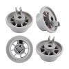 4 PCS Wheels for Bosch Siemens Neff 165314 Dishwasher Accessories(Light Grey) - 2 of 4