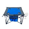 HOMLUX Portable Outdoor Adjustable Height Folding Wine Table with Cup Holders, Storage Bag - 3 of 4