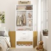 Aheaplus Closet System with 2 Wood Drawers - 2 of 4