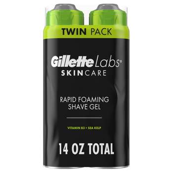 Gillette Labs Rapid Foaming Shave Gel - Fresh Scent - 14oz/2pk