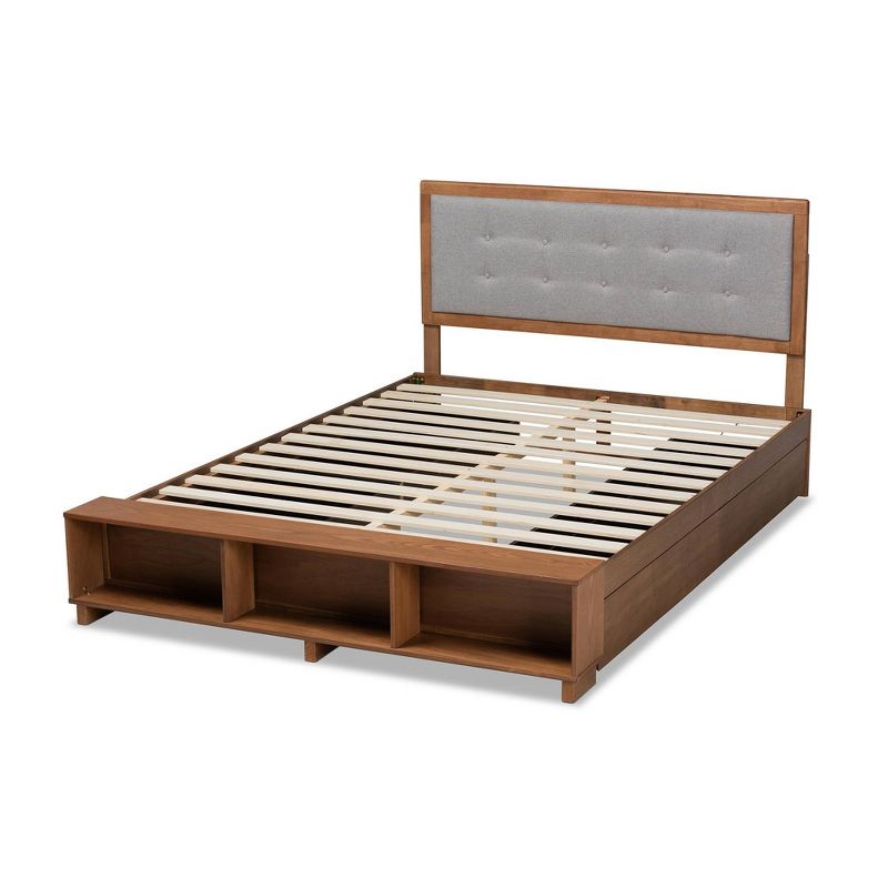 4 Drawer Cosma Transitional Wood Platform Storage Bed - Baxton Studio, 5 of 13