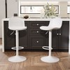YOUNIKE Bar Stools Set of 2 Modern Armless Counter Height Barstools Adjustable Swivel Bar Chairs - 3 of 4