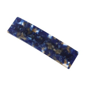 Unique Bargains Women's Grace Square 3.46"x0.94"x0.71" Blue 1 Pc - 1 of 3