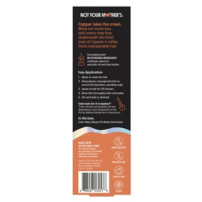 Not Your Mother&#39;s Love for Hue Magnified Color Semi-Permanent Hair Color Cream - Copper Blaze - 4.5 fl oz