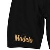 Modelo Espiritu Luchador & Classic Logo Men's Black Sleep Pajama Shorts - image 3 of 4