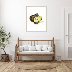 Amanti Art Veggie Sketch Avocado by Marcy Chapman Framed Wall Art Print - 1 of 4