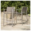 Cape Coral Set of 2 Aluminum and Wicker Barstools - Gray - Christopher Knight Home - 2 of 4