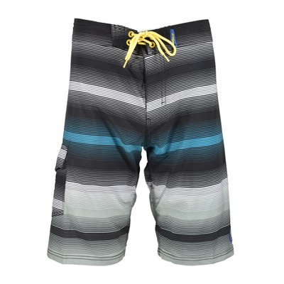 Banana Boat UPF50+ Men's Board Short Quick Dry Panel Striped Print | Red or Aqua