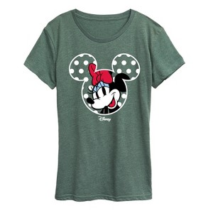 Women's - Disney - Minnie Ears Short Sleeve Graphic T-Shirt - 1 of 4