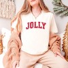 Jolly Varsity Arched Distressed - Women's Short Sleeve Graphic T-Shirt - 3 of 4