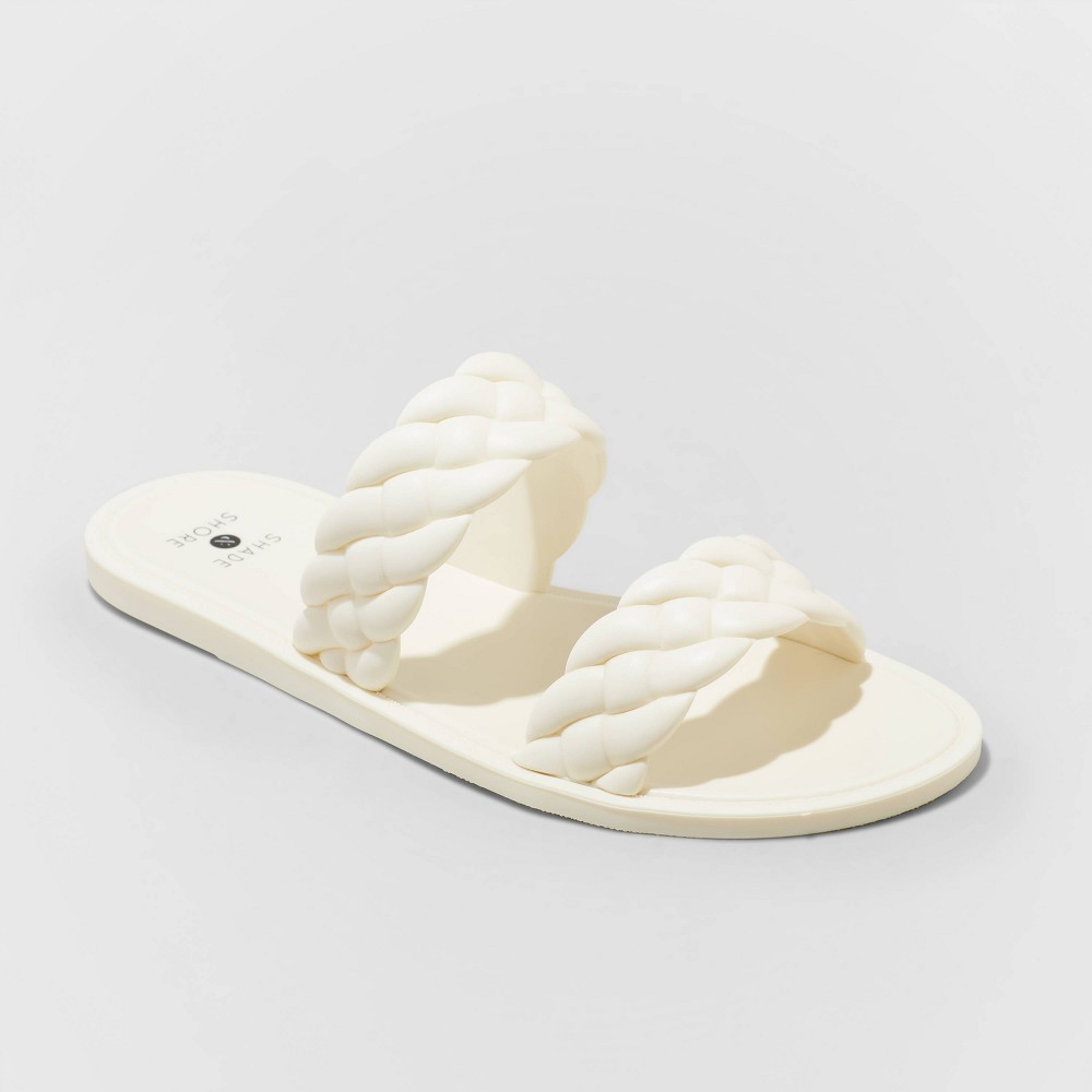 size 6(3)pairs -9-(2)pairs 10(1) Pair  Women's Reign Jelly Sandals - Shade & Shore Off-White 