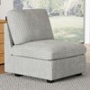 Belffin Corduroy Modular Center Seat - Armless Storage Module with Removable Washable Cover - 4 of 4