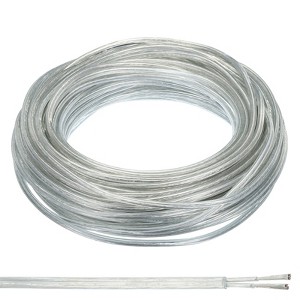 Unique Bargains Tinned Copper Insulated Heat Resistant PVC Covered 300V SVT Round Wire 18AWG - 1 of 4