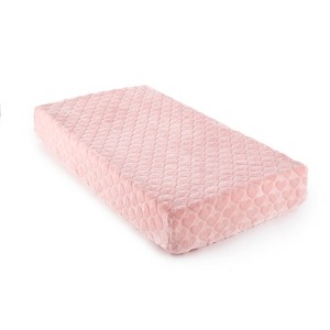 Coral heart Changing Pad Cover - Levtex Baby - 1 of 2