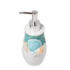 Saturday Knight Ltd South Seas Shells Bath Lotion Pump Dispenser - 8.06x3.33x3.11", Turquois - 3 of 4