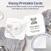 Avery 2-1/2" x 2-1/2" Rounded Corner Cards, Glossy White, 225ct - 2 of 4