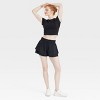 Women's Knit Cropped Short Sleeve Top - JoyLab™ - 3 of 3