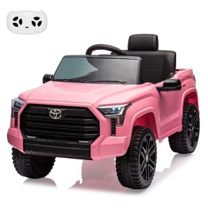 Acekool 12V Licensed Toyota Ride-On Truck with Remote, Music, LED Lights & Suspension - 1 of 4