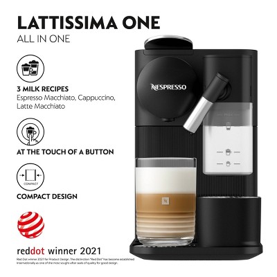 Nespresso Lattissima One Coffee Maker and Espresso Machine by DeLonghi