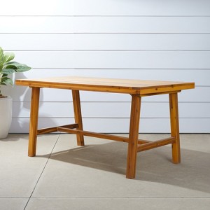 Gulches Miami Style Outdoor Patio Picnic Dining Table - 1 of 4