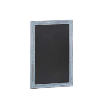 Emma and Oliver Framed Decorative Wall Hanging Chalkboard with Magnetic Surface and Eraser for Weddings, Parties, Showers and More