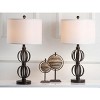 Calista Double Sphere Lamp (Set of 2) - 27.75 Inch Height - LIT4313 - Oil Rub Bronze - Safavieh - 3 of 4
