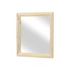 Cheung's Emmalora Painted Natural Wood Bar Framed Mirror - Whitewash - 4 of 4