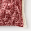Herringbone with Frayed Edges Throw Pillow - Threshold™ designed with Studio McGee - 3 of 4