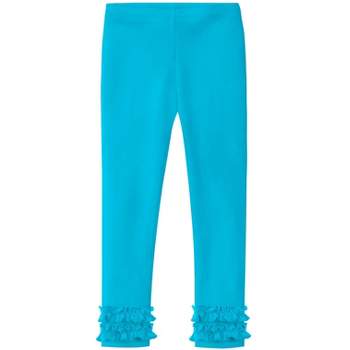 City Threads Usa-made Girls Soft 100% Cotton Solid Colored Leggings : Target