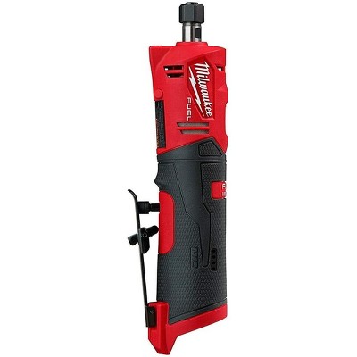 Milwaukee M12 12V Fuel 1/4" Straight Die Grinder Cordless Lithium-Ion 2486-20 : Milwaukee