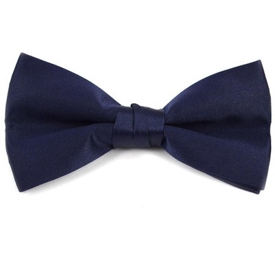 Young Boy's Pre-tied Clip On Bow Tie - Formal Tuxedo Solid Color