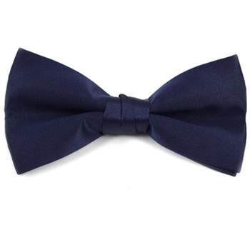 Men's Pre-tied Clip On Bow Tie - Formal Tuxedo Solid Color