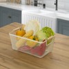 Basicwise Multipurpose Metal Mesh Basket with Wooden Handle Storage Organizers for Kitchen, Bathroom, Cabinet, and Closet - 3 of 4