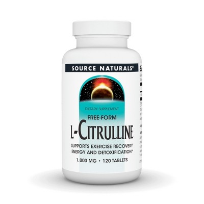 L Citrulline 1000 mg by Source Naturals, Inc.  -  120 Tablet