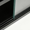 GlasFlength Decorative Storage Cabinets 5 Tier Display Cabinet Glass Display Cabinet Wall Mounted Cabinet for Living Room, Black, 31.5"*3.75"*23.5" - 4 of 4