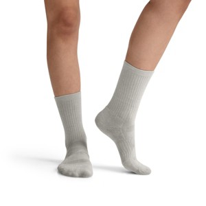 Jockey Women's Performance Cotton Blend Crew Socks - 3 Pack 6-10 Dove Heather - 1 of 1