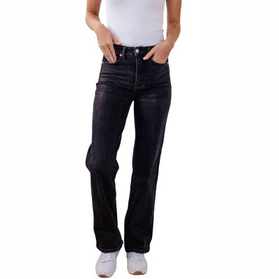Women's High Rise Control Top Straight Jeans - Judy Blue