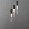 ET2 Lighting Reeds 3 - Light Pendant in  Black - 3 of 4