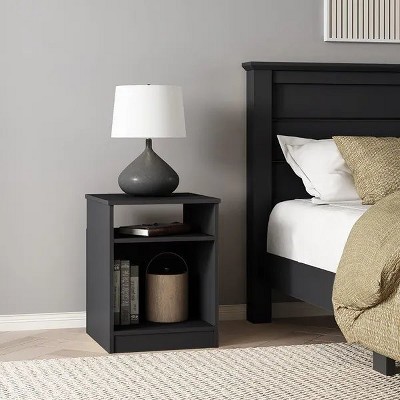 Open Shelf Nightstand