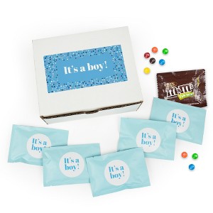20ct It's a Boy M&M's Baby Shower Candy Favor Packs (20ct) - Milk Chocolate - by Just Candy - 1 of 4