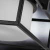 Urban Ambiance Luxury Minimalist Ceiling Light,  5.5"H x 15.375"W,  Midnight Black Finish, UHP3151 - 4 of 4