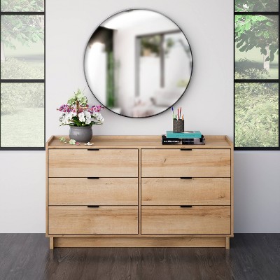 Prepac 52.5" Wide Simply Modern 6 Drawer Dresser