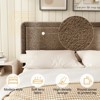 Vipbear Boucle Bed Frame,Upholstered Bed Frame With Headboard, Surface Cover Soft Cloud Bed Frame Easy Assembly, No Box Spring Required - 4 of 4