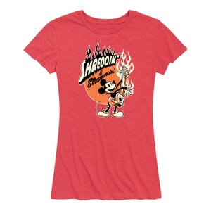 Women's - Disney - Shreddin And Strummin Short Sleeve Graphic T-Shirt - 1 of 4
