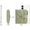 FATMOON Small Wallets Women,PU Leather Bifold RFID Blocking Card Holder With Zipper Coin Pocket for Women - 3 of 4