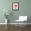 Trademark Fine Art -Naxart 'Texas Watercolor Map' Matted Framed Art - 3 of 4
