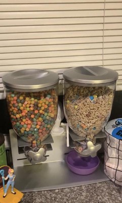 Double Cereal Dispenser Zevro Color: Silver